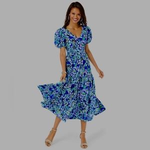 Lilly Pulitzer Grace Tiered Midi Dress